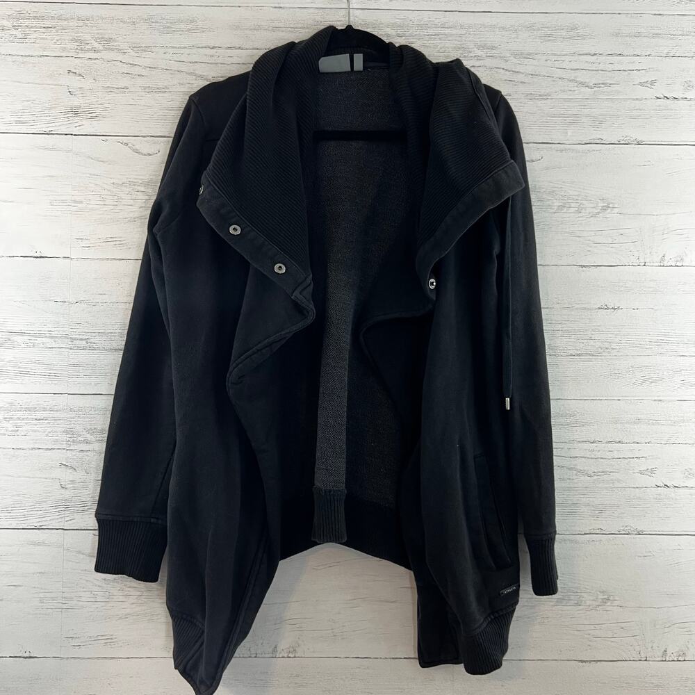 Athleta Black Long Sleeve Knit Jacket Size S